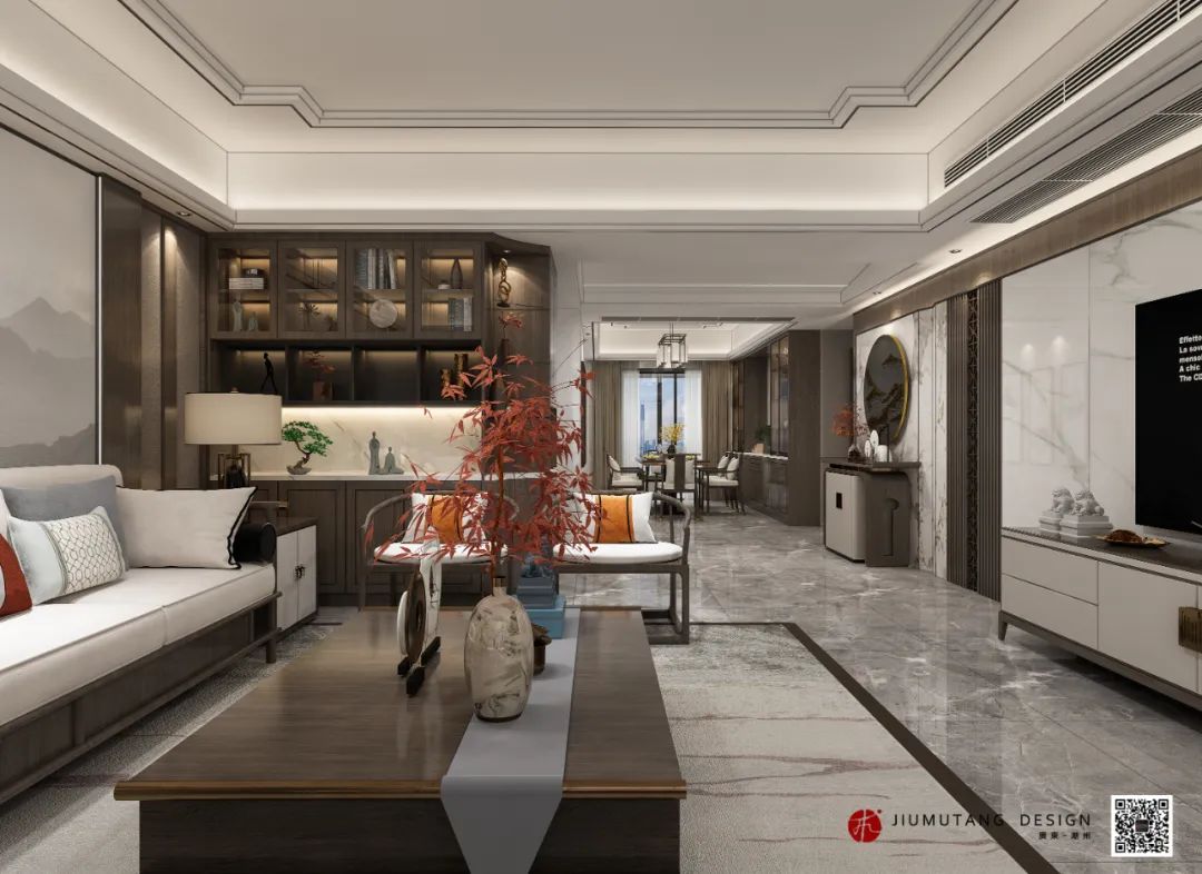 金域澜岸二期新中式设计丨中国潮州丨潮州市玖木堂装饰设计有限公司-11