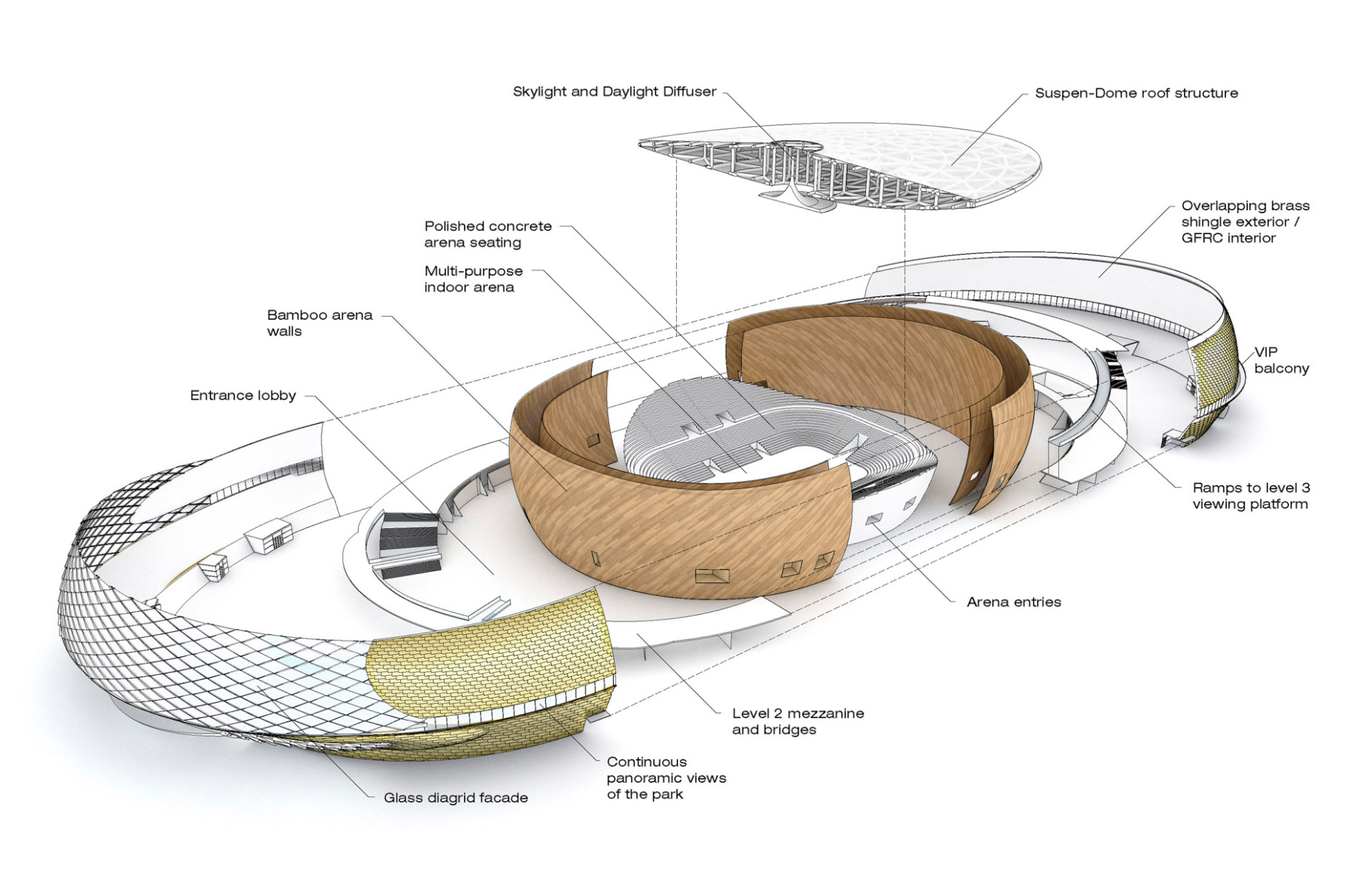 杭州Hybrid Stadium丨中国杭州丨纽约Archi  Tectonics-36