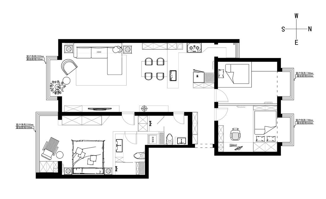 华纺易城简约宜居室内设计-0