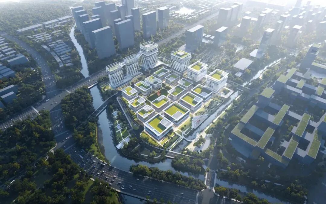 打造生态低碳园区|华建集团现代院原创中标海宁国际合作教育样板区科创枢纽项目-41