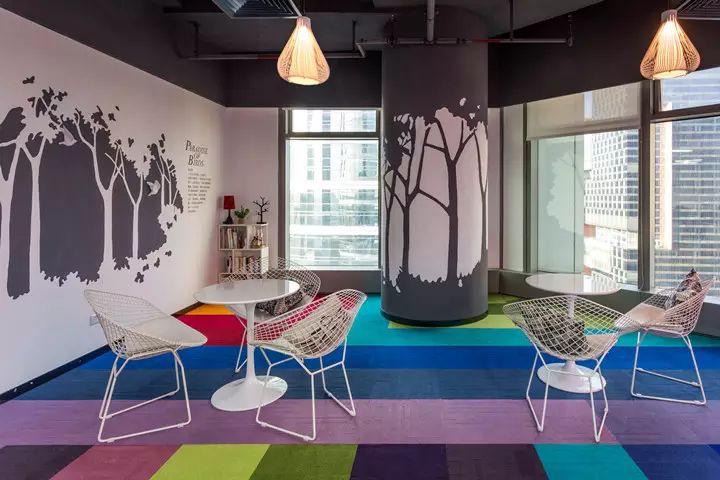 广州创美时办公室设计,优雅蝶变空间-69