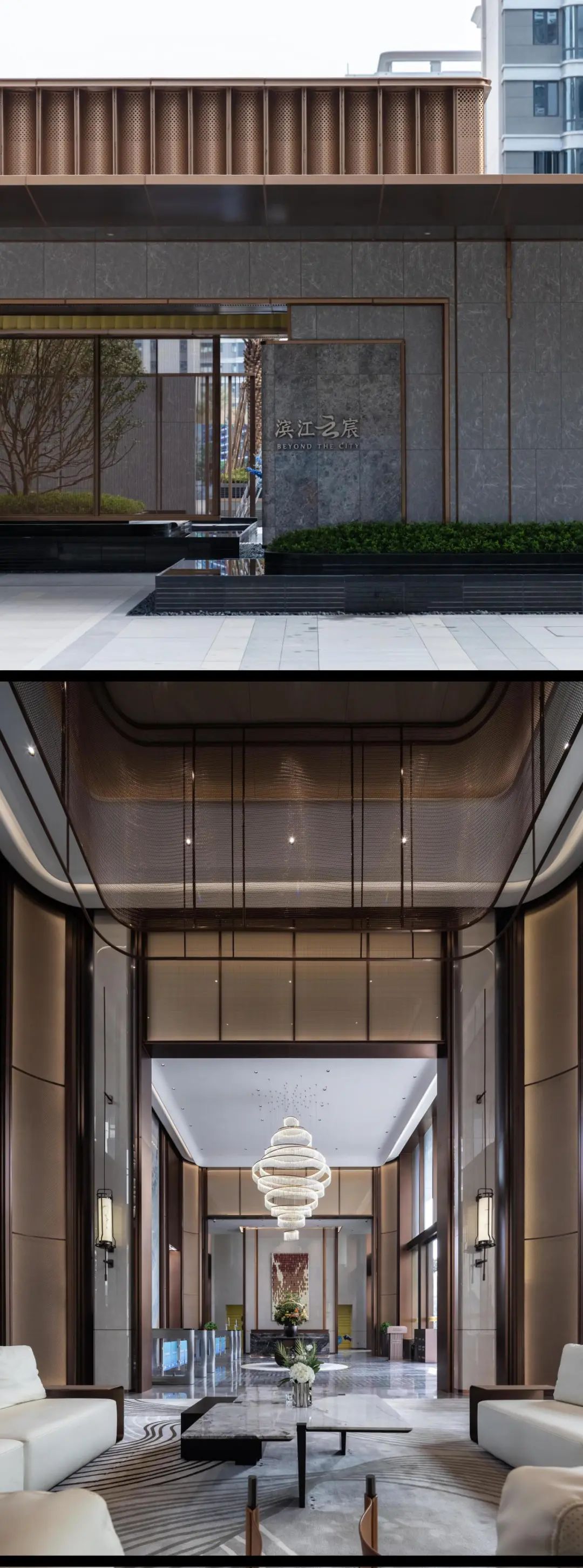 南康·滨江云宸社区大堂&南山原著售楼处丨中国江西丨张恒空间设计-5
