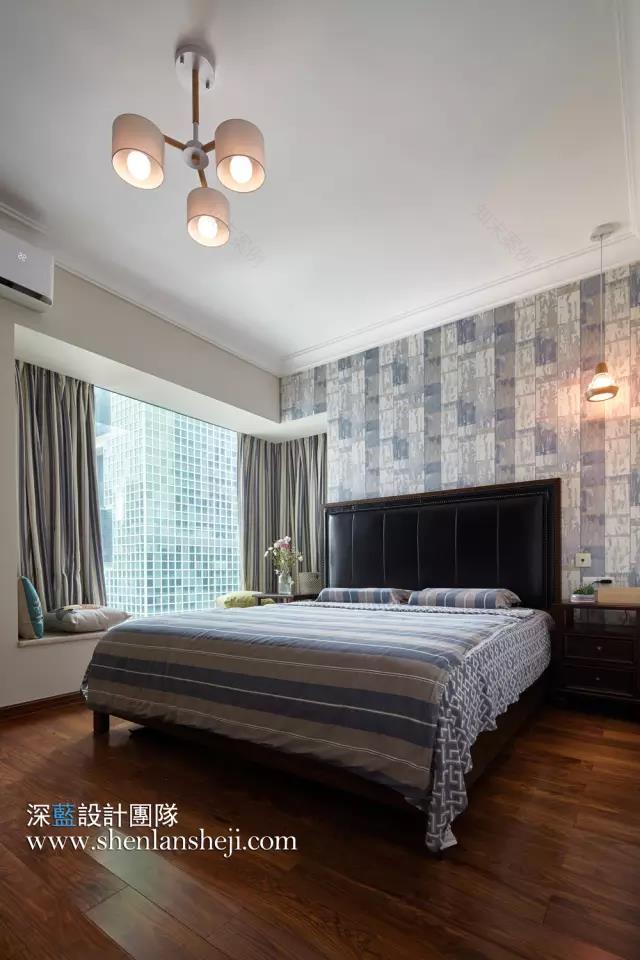 夏日抹茶——120㎡简约美式小清新-57