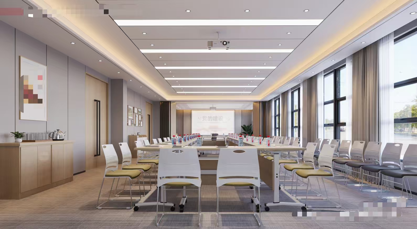 党群服务中心,退伍军人办公室等项目设计-10