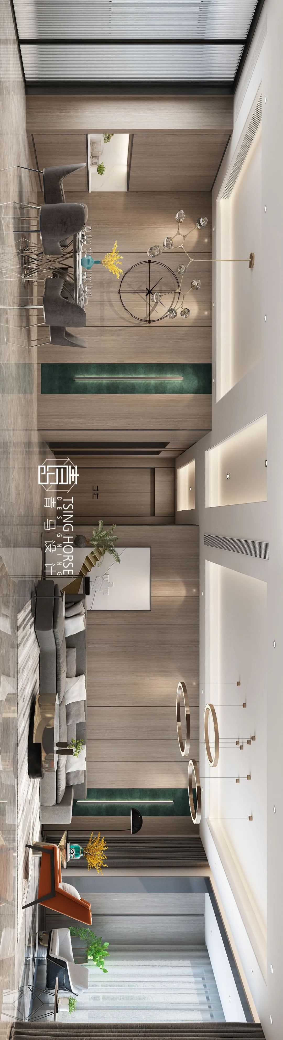 绿地海珀香庭·220㎡现代轻奢，青马设计打造优雅品质生活-34