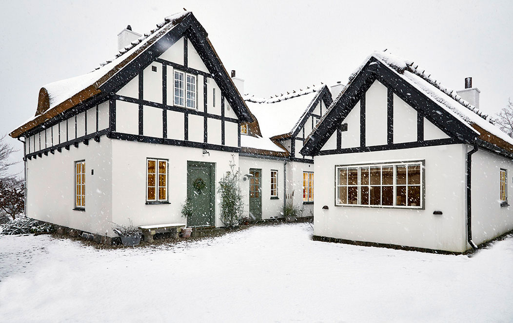 丹麦历史别墅优雅圣诞内饰设计-3