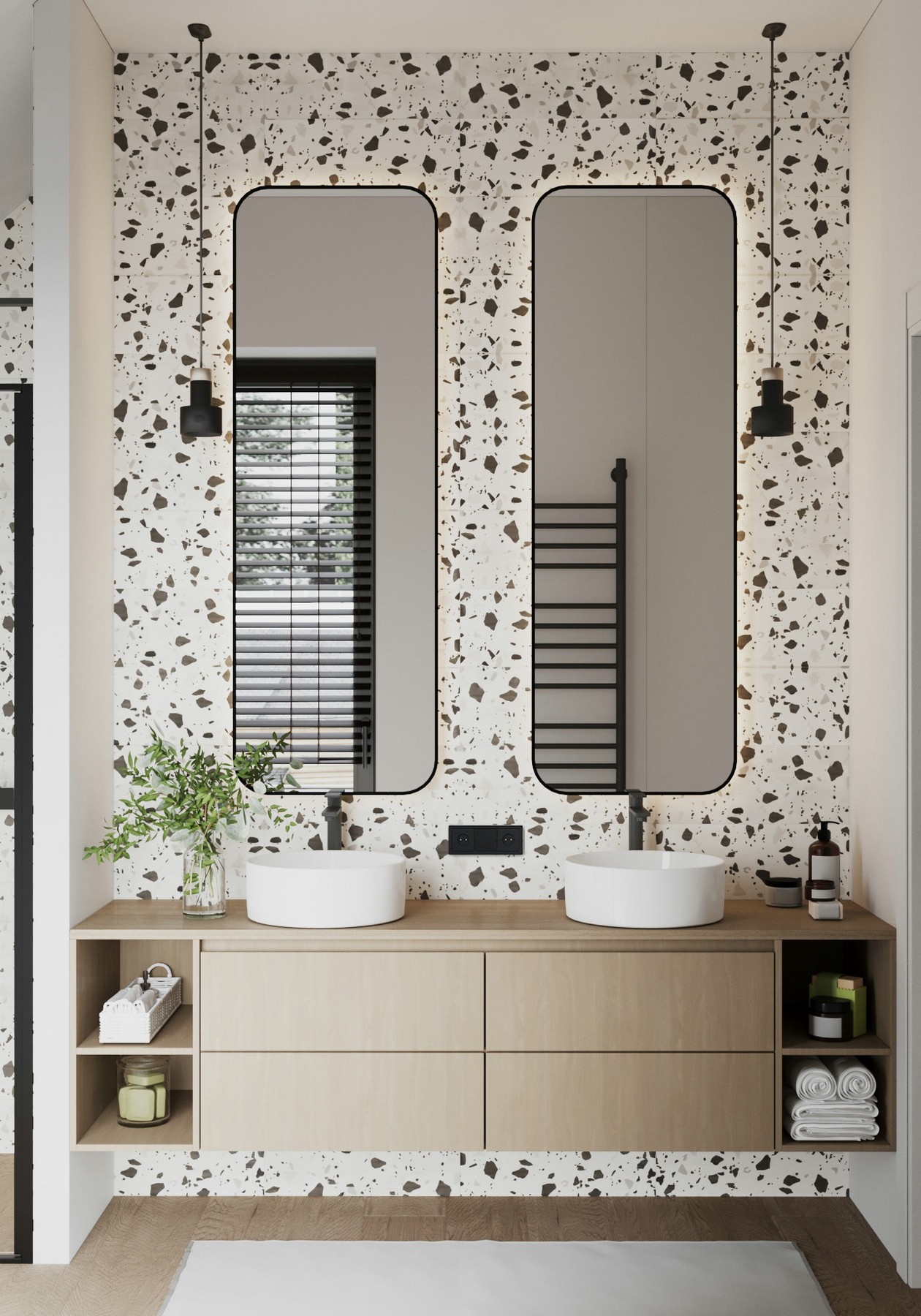 乌克兰 255㎡浅色系住宅设计-23