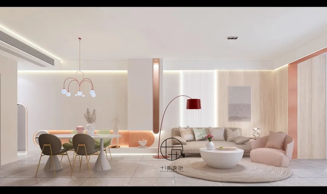 内江邦泰天誉 103㎡自然新颖个性空间设计-14