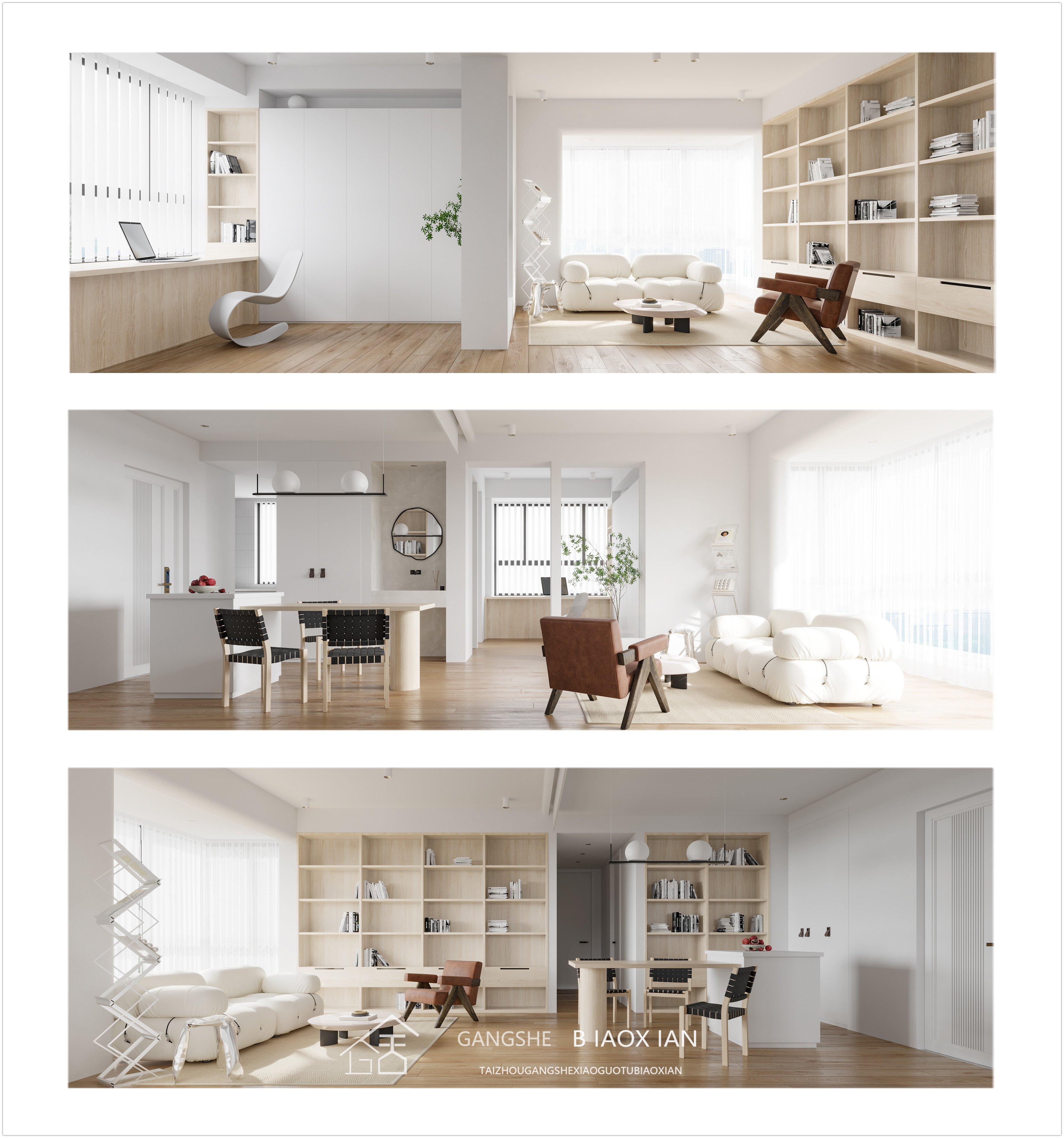 极简现代•效果图作品展示-9