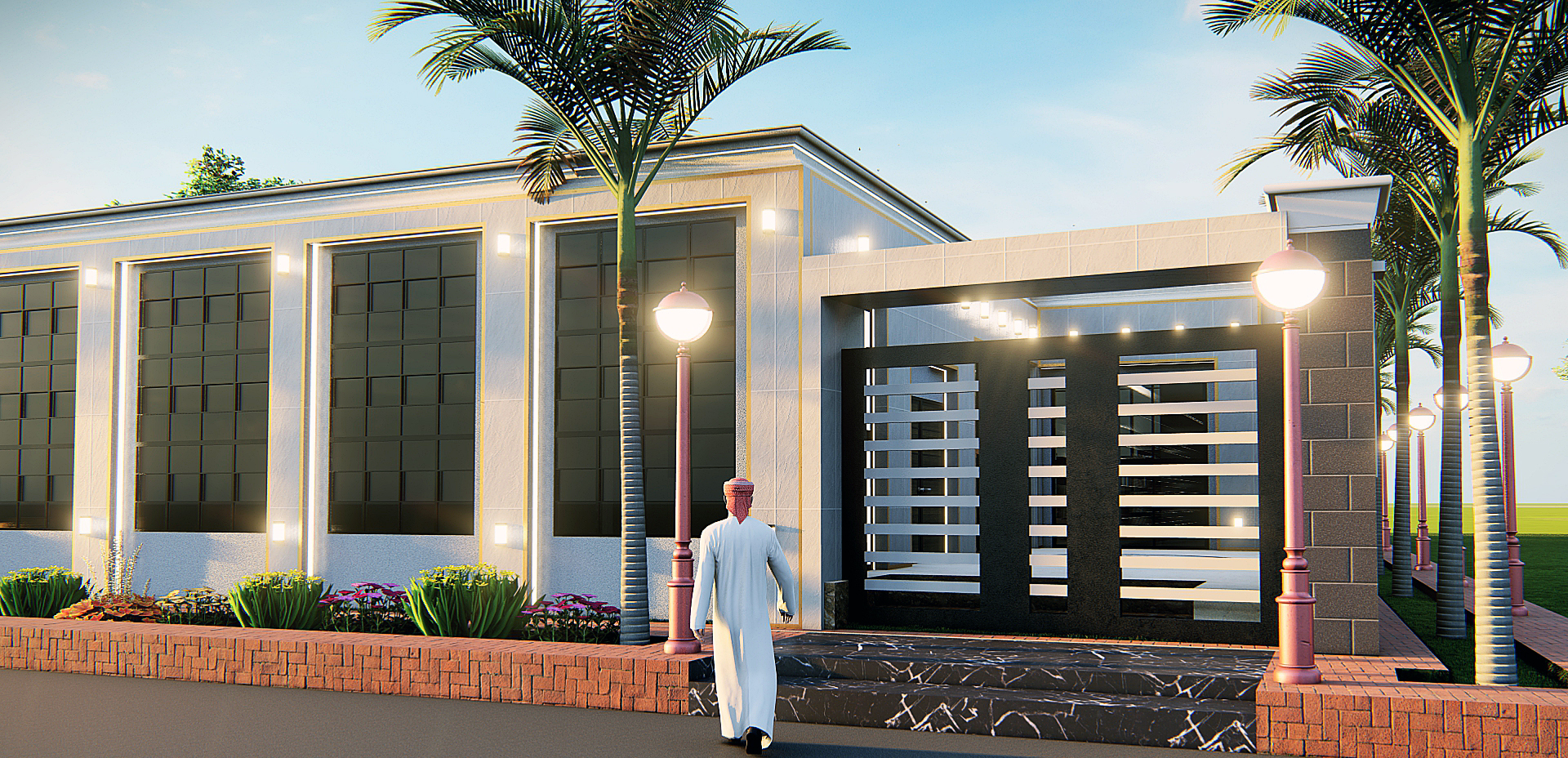 تصميم لفيللا سكنيه كامله بالسعودية-2