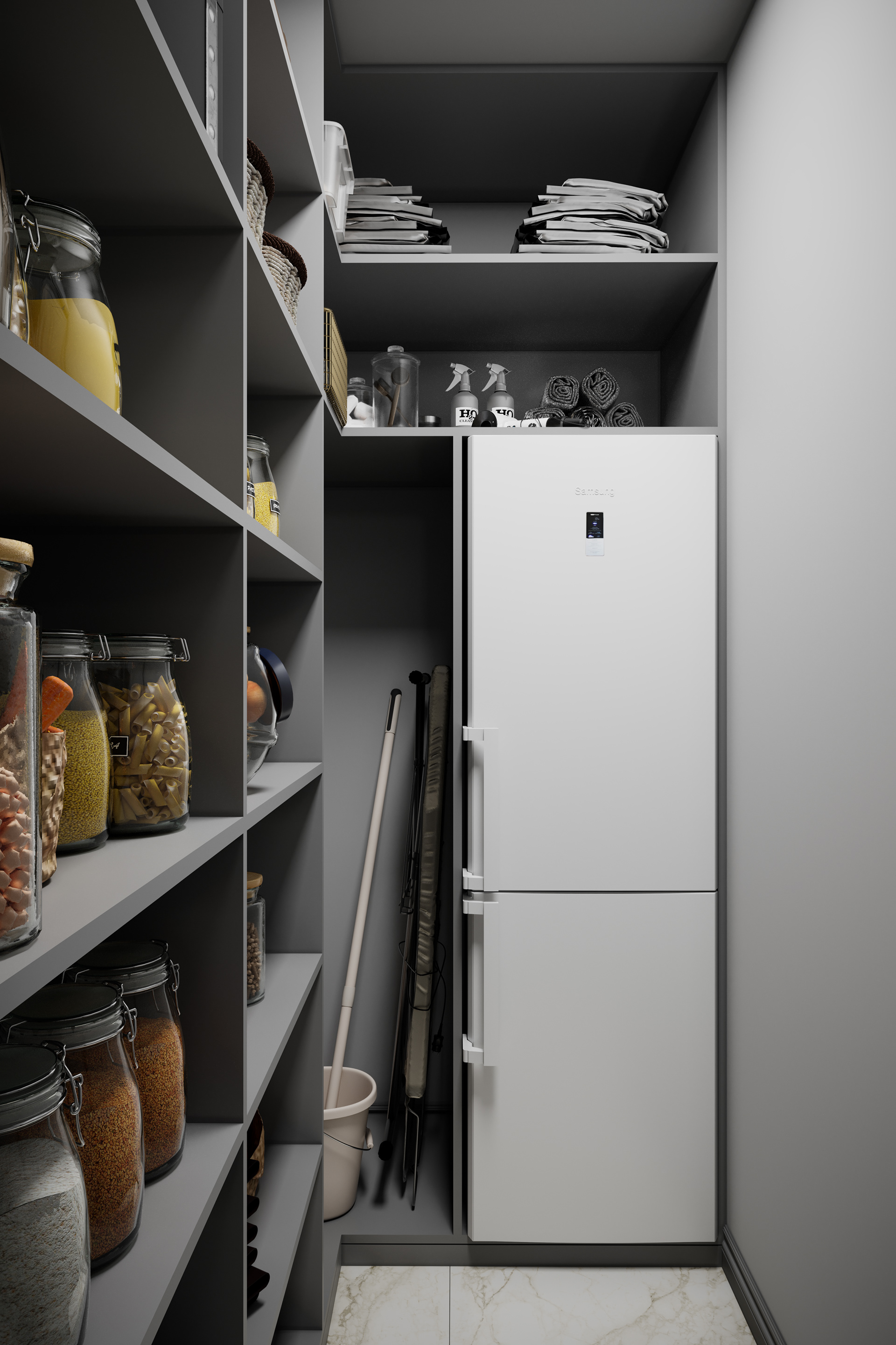 ЖК "RiverSky" 三室公寓可视化项目丨俄罗斯莫斯科-14