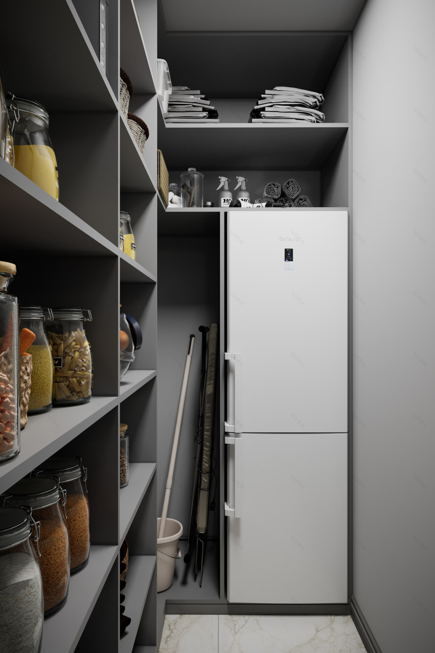 ЖК "RiverSky" 三室公寓可视化项目丨俄罗斯莫斯科-14