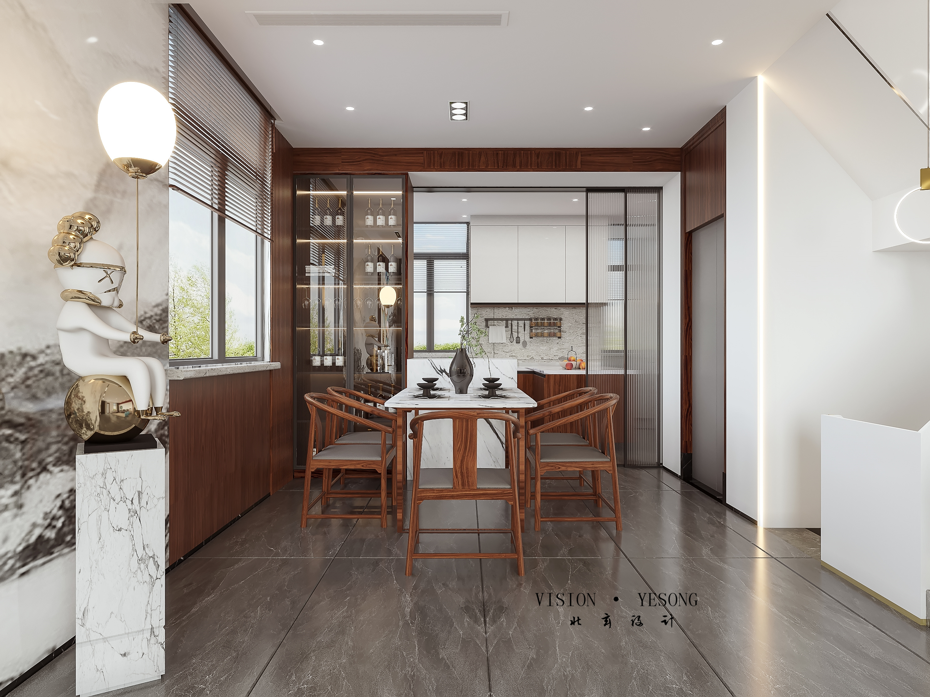 合肥别墅设计丨中国合肥丨北玄设计表现-29