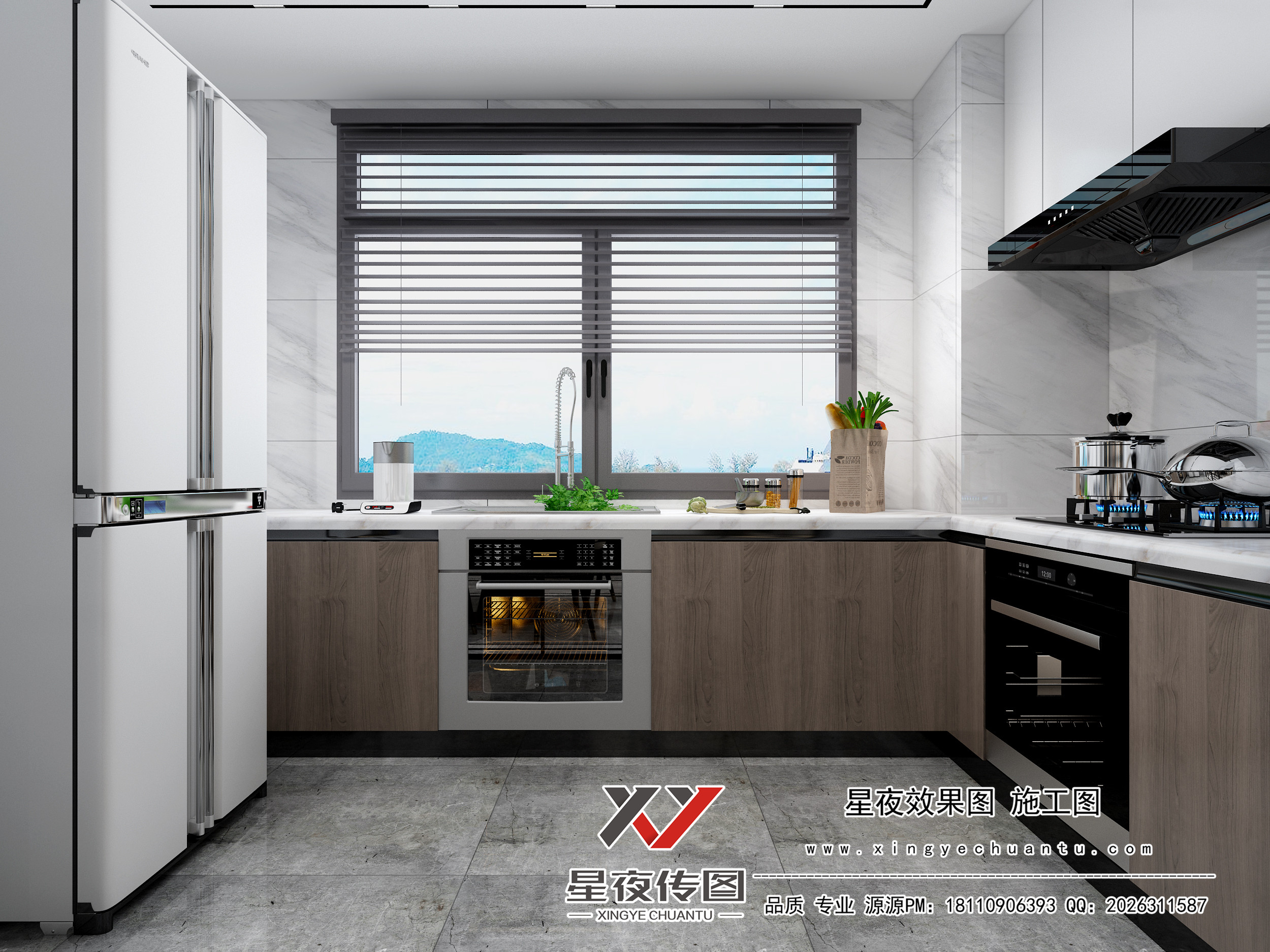 现代轻奢黑白灰全屋定制                     -12