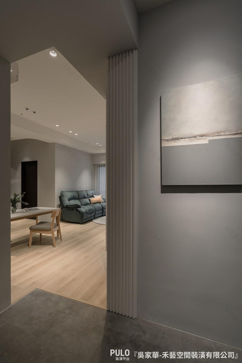 新北19坪迷霧灰色系小宅室内装修案例丨禾藝空間裝潢有限公司-56