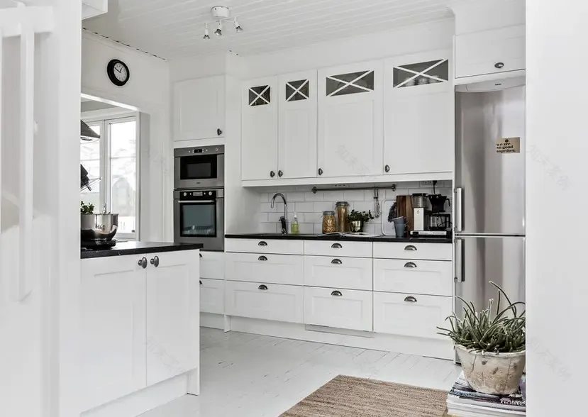 斯堪的纳维亚风格公寓,半开放式卫浴设计-7