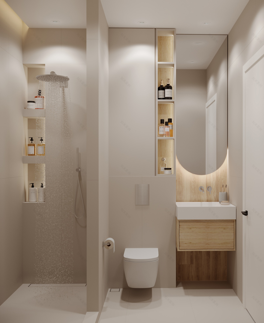 浅色客厅公寓设计丨亚美尼亚丨Zenith studio(设计师Ani Karapetyan)-23