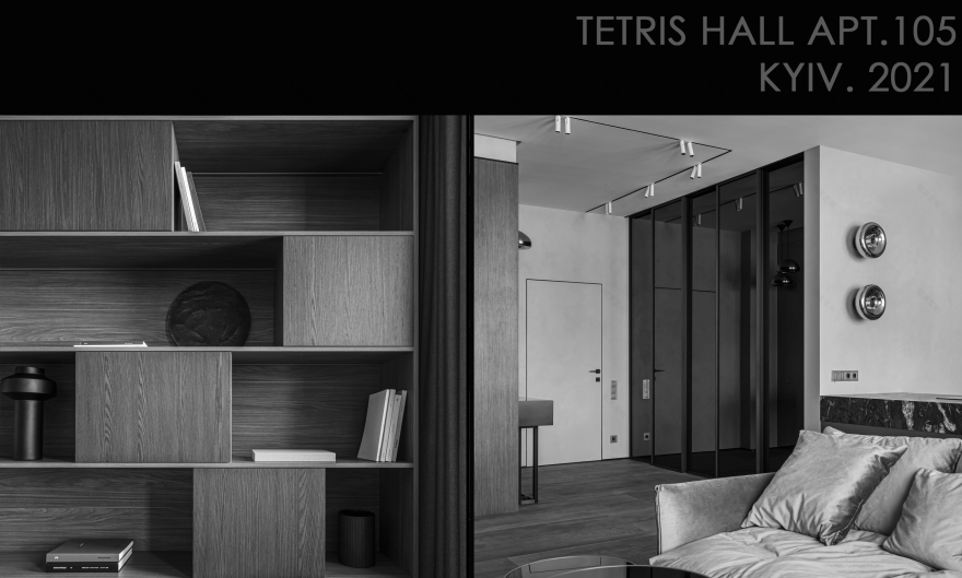 俄罗斯方块厅公寓105号丨乌克兰基辅丨Trush Design-0