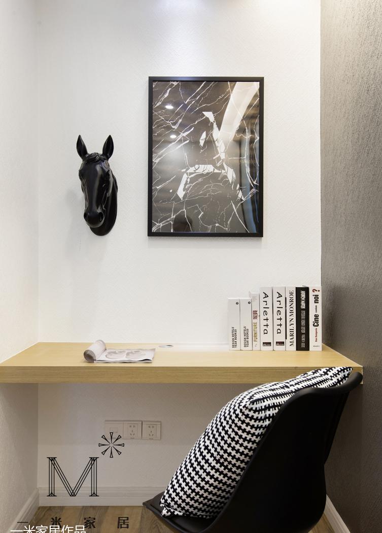 公寓丨【一米家居】 ◣赏味黑白◥ 89㎡现代-15