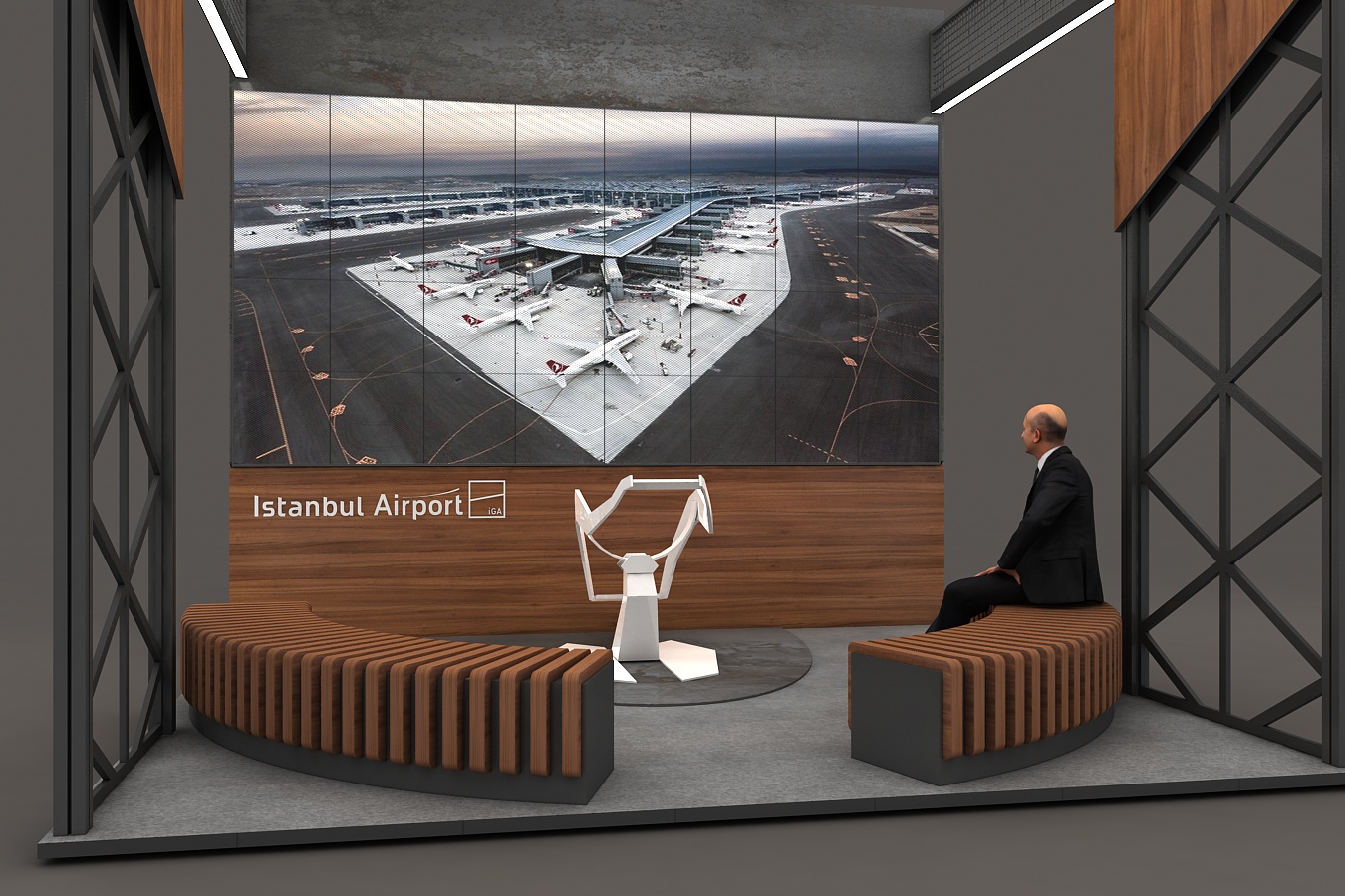 Istanbul Airport (IGA) Booth Design_16sqm-4