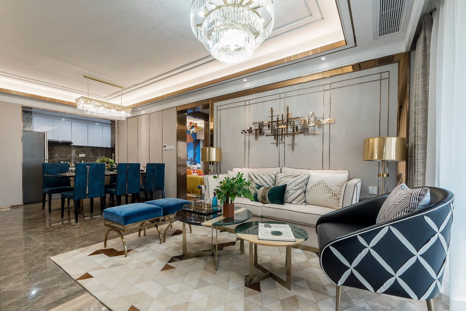 惠州奢华美式样板房 | 上森设计诠释精致生活品味-2