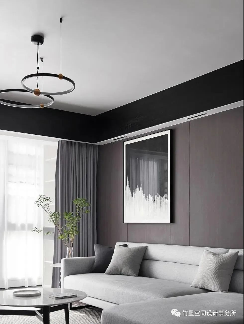 简约黑白灰,打造自然舒适家居空间-7