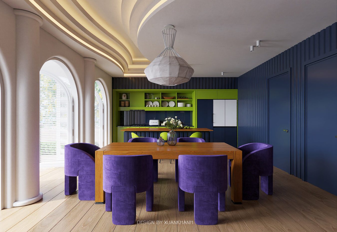 3D客厅室内模型丨Xuan Khanh-9