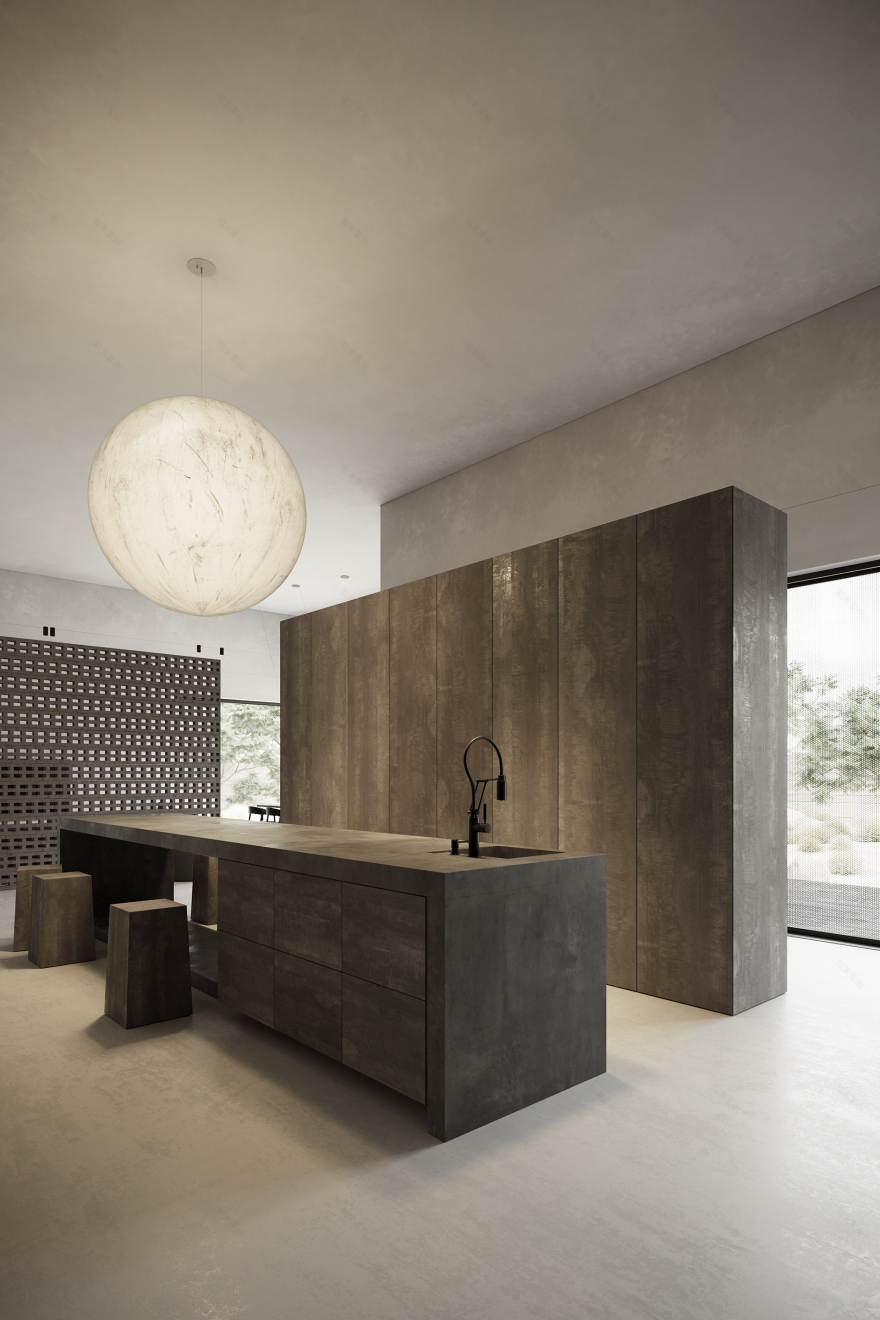 乌克兰男性私宅设计丨Oleksii Samokhvalov-2