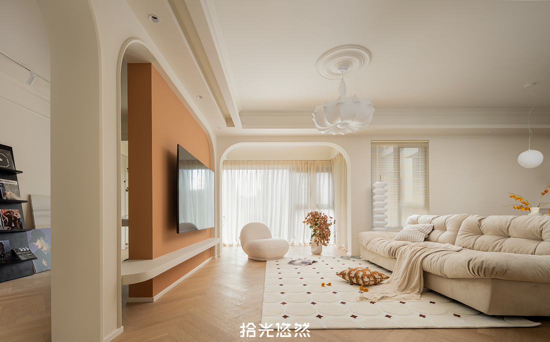 奶油风一人居设计-4