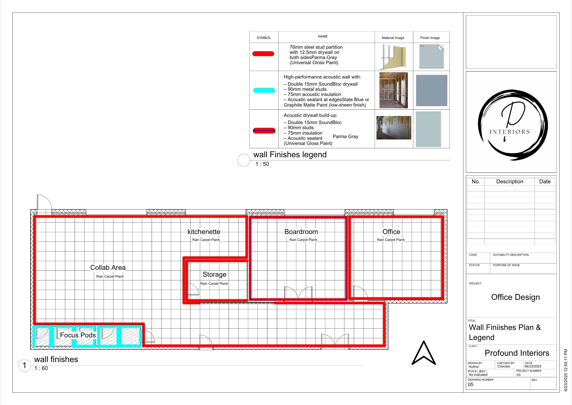 Office Design Technical Drawing-6
