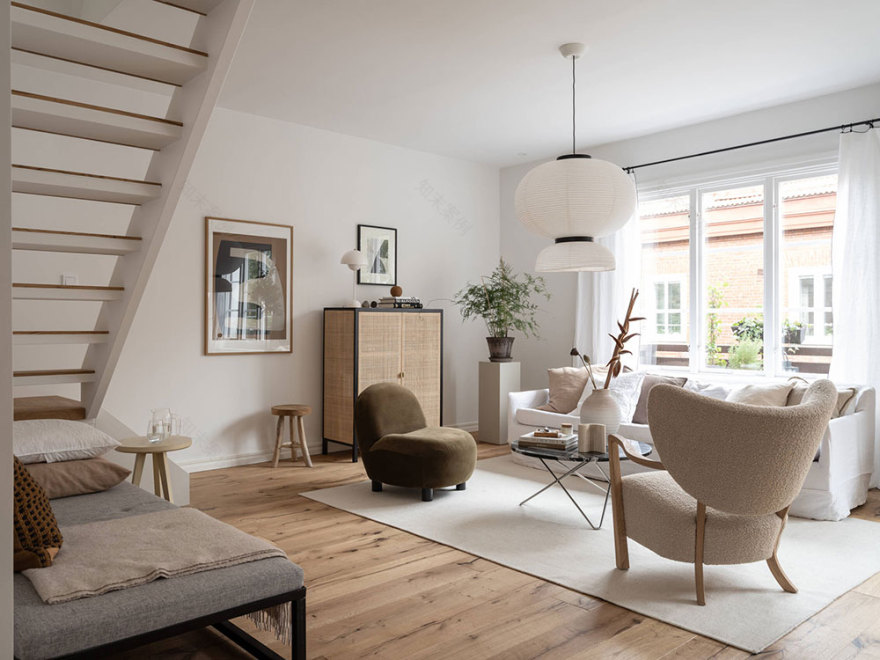 哥德堡温馨斯堪的纳维亚风格公寓-14