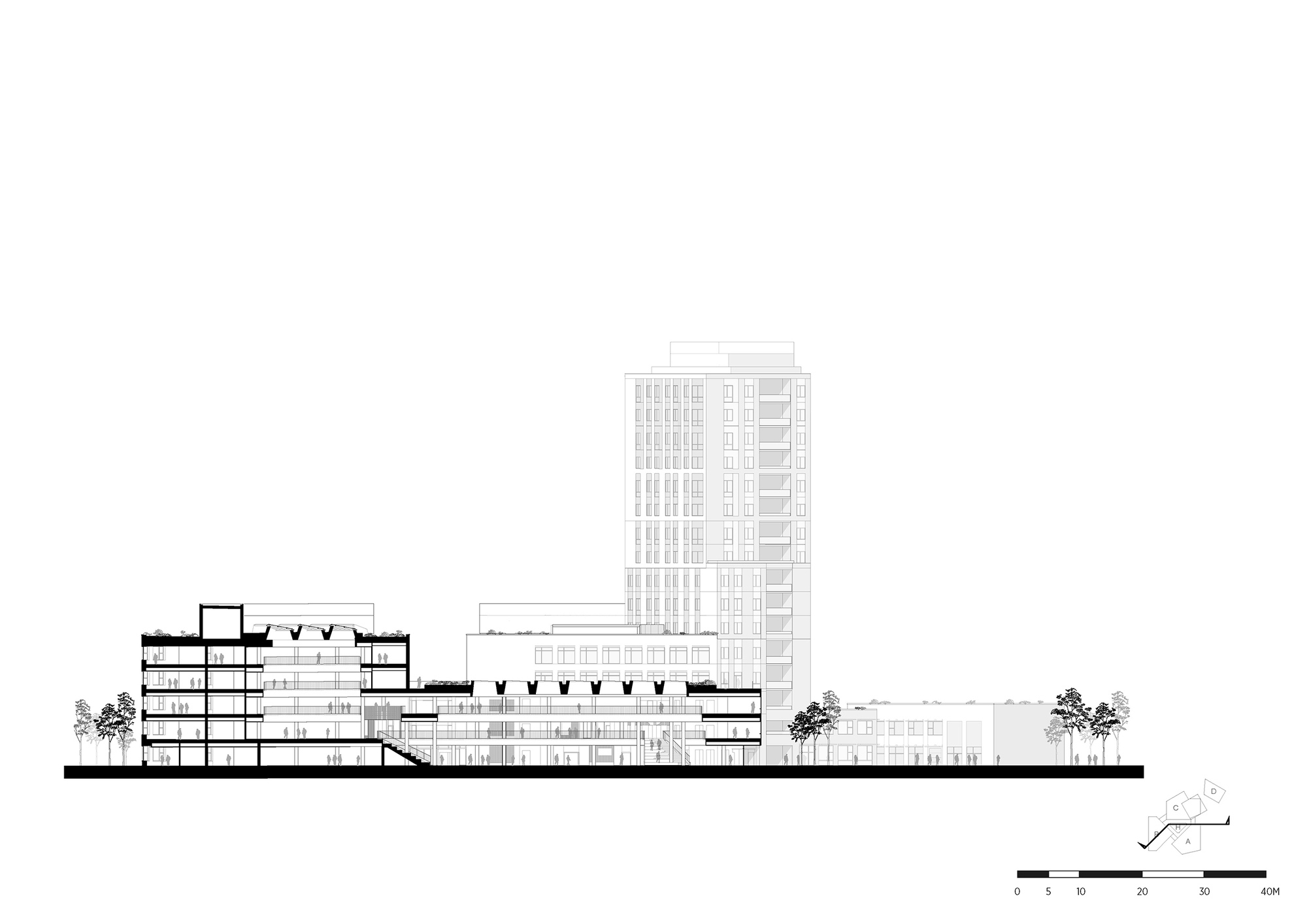 VIA 大学学院霍森斯校区丨丹麦丨C.F. Møller Architects-51