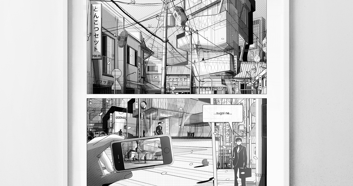 东京都建筑漫画艺术-17