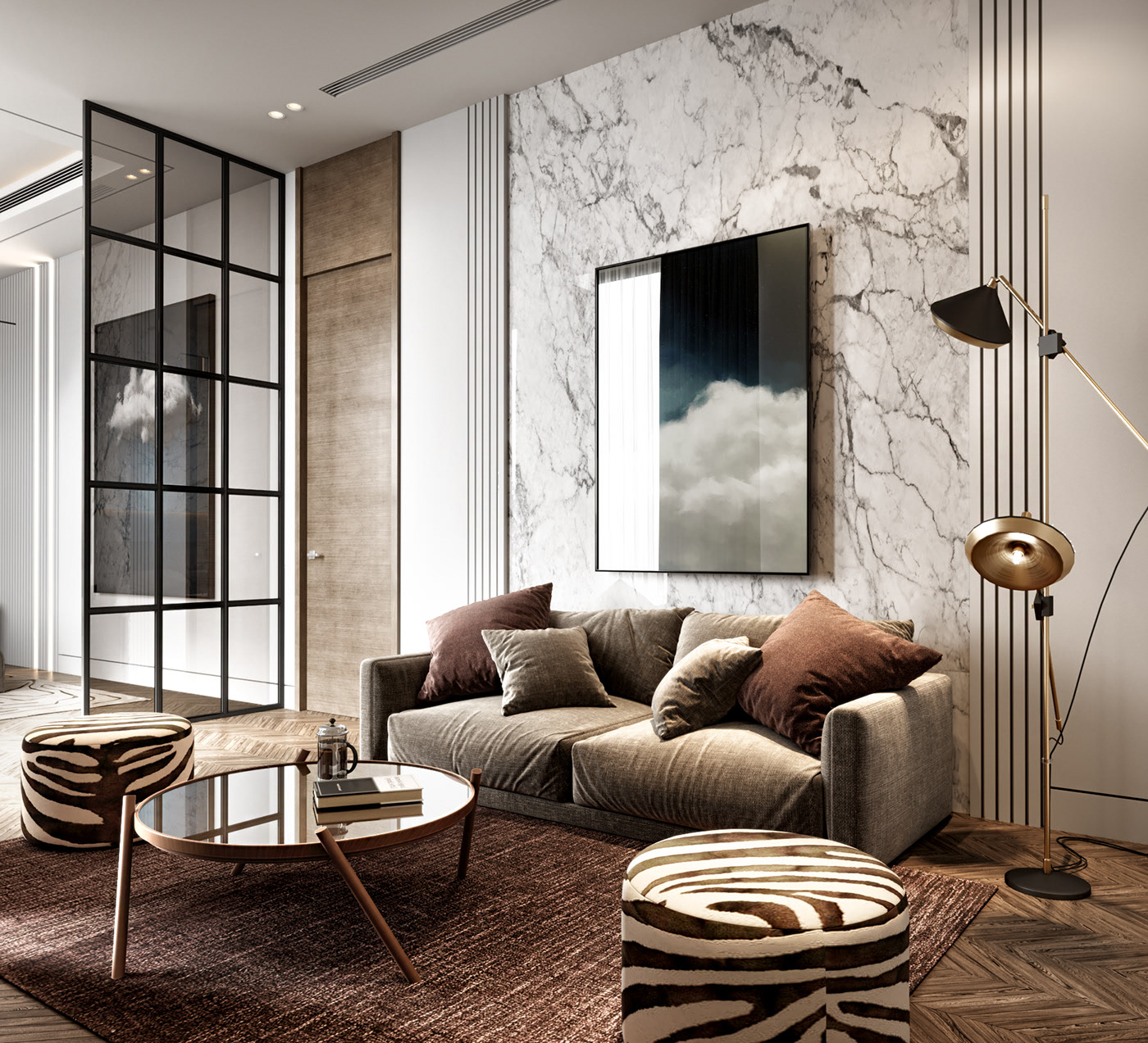 融合自然元素的奢华家居设计-13