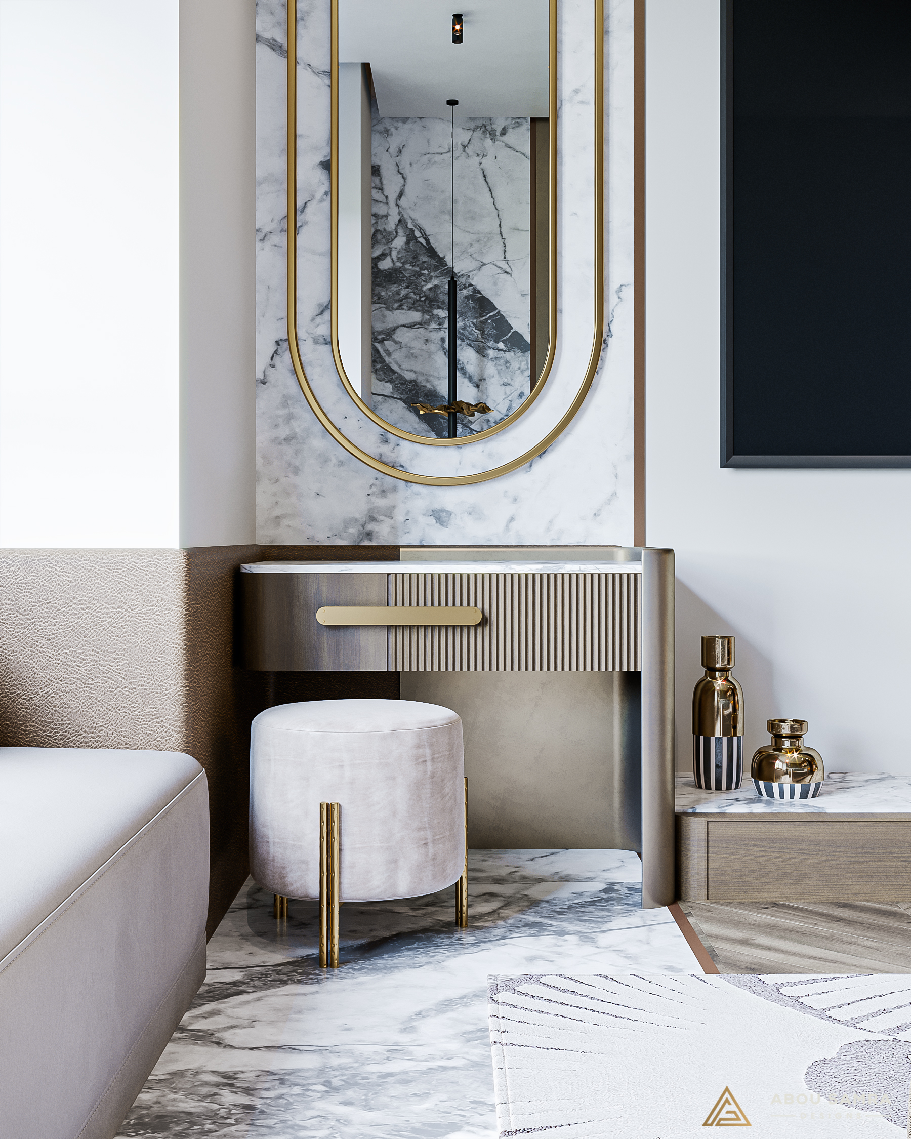 主卧室·海德公园丨埃及开罗丨Arch. Ahella Hamed-8