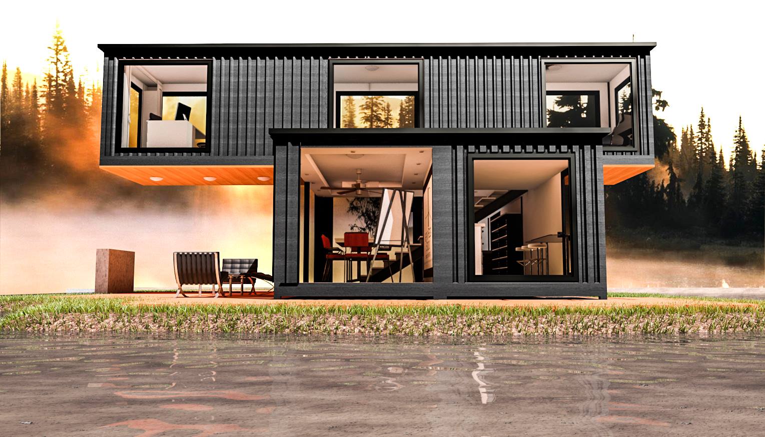 集装箱创意办公室设计-6