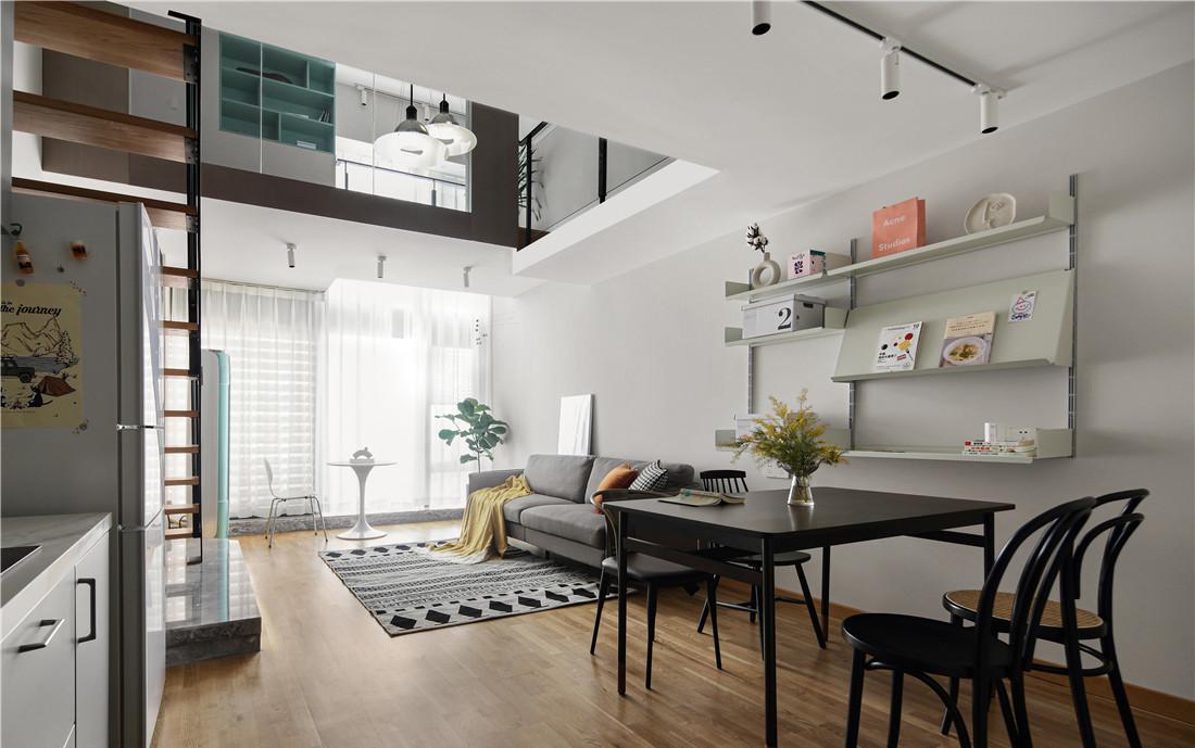 挑空 loft公寓设计-7