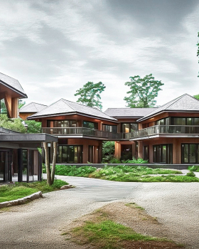 AI 3D Visualization - Architecture - Lanscape