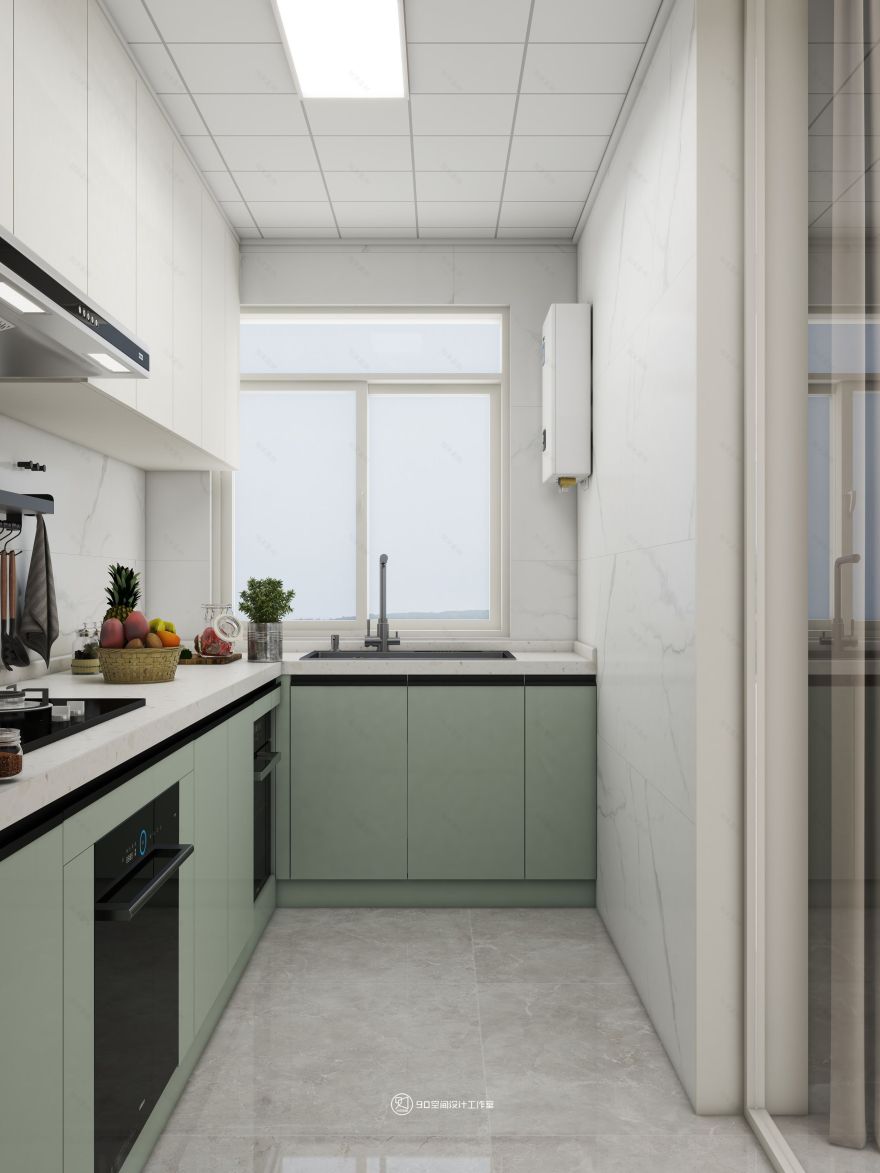 90 空间设计∣128㎡北欧奶油风-18