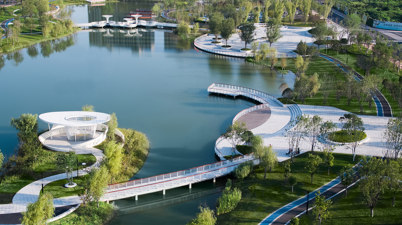 周口万达芙蓉湖生态城市公园丨中国周口丨林德设计-125