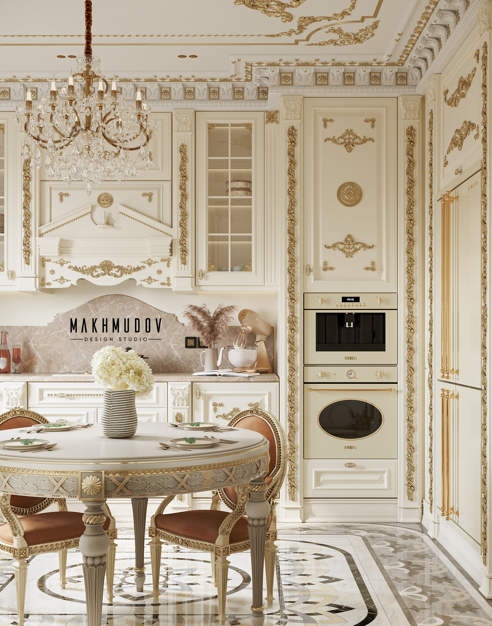 "Moscow" Classic kitchen-0