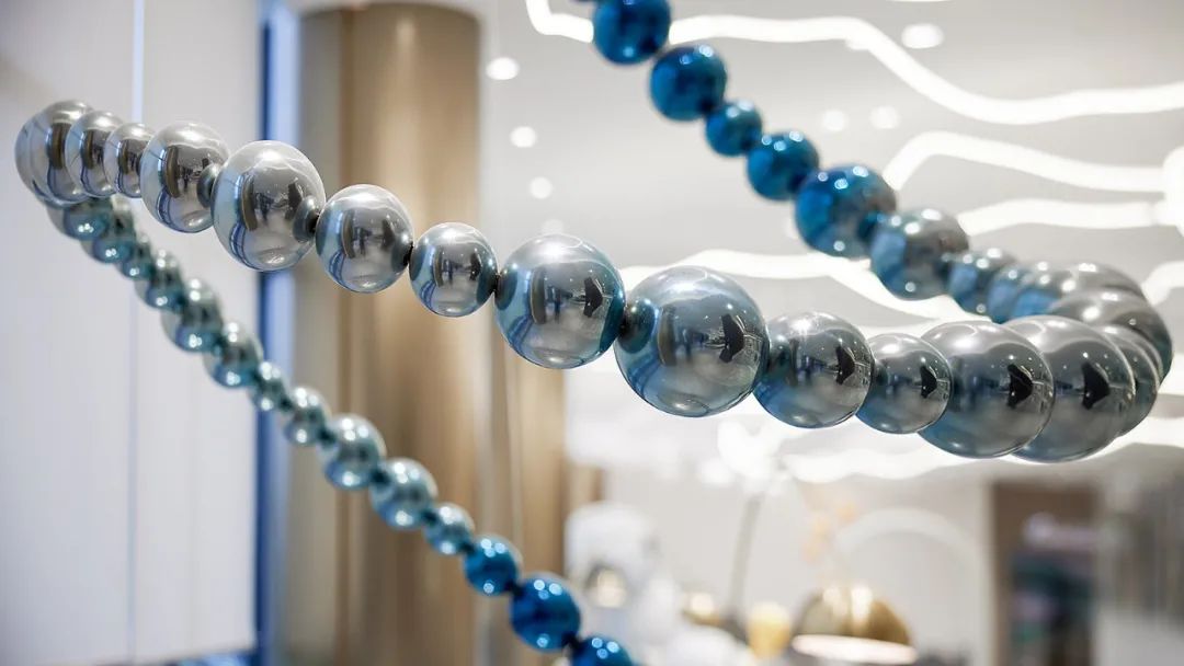 江苏盐城大丰生活美学艺术馆 | 虚实之间的蓝色梦境-45