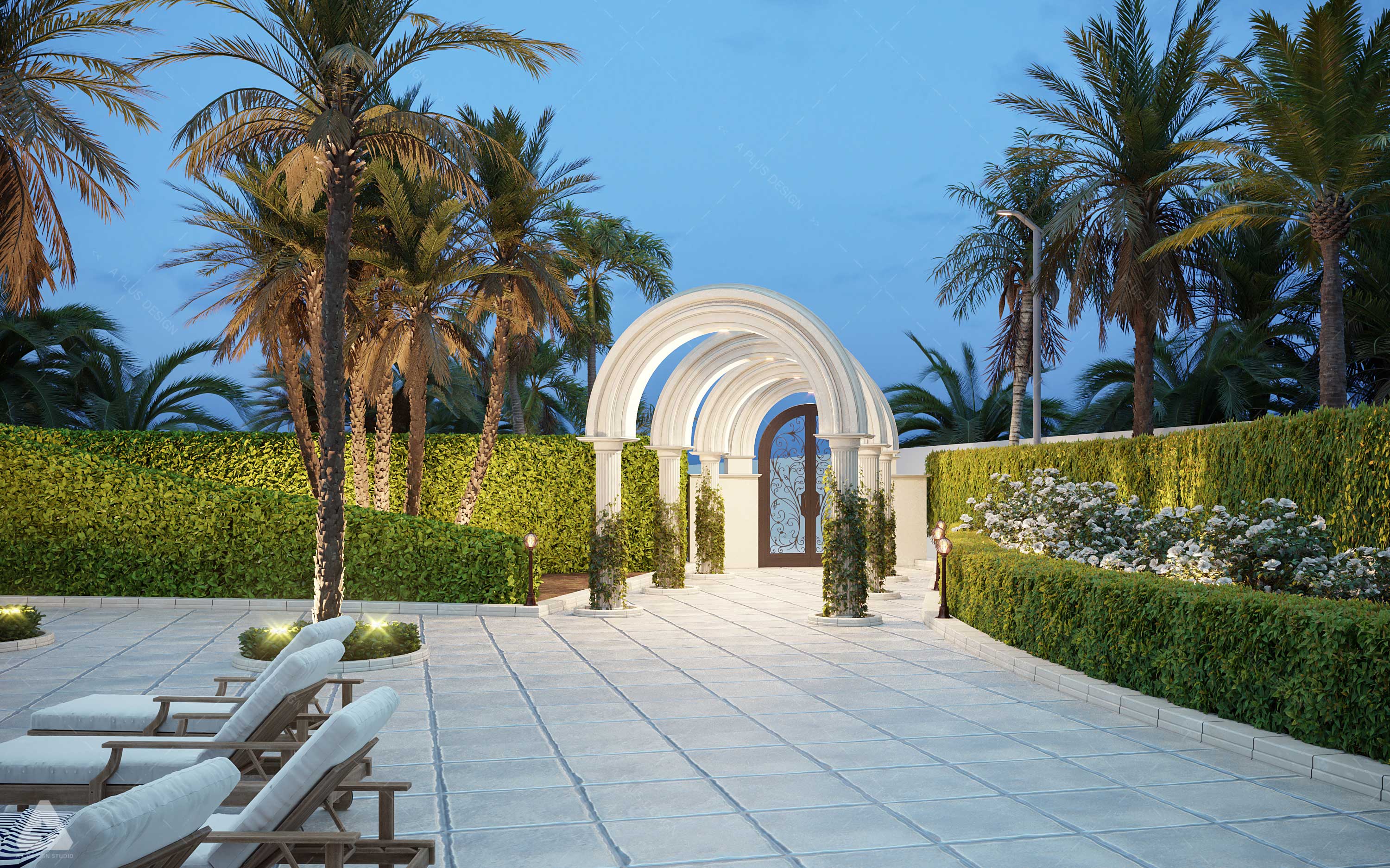 Hotel Landscape Design &Rendering-7