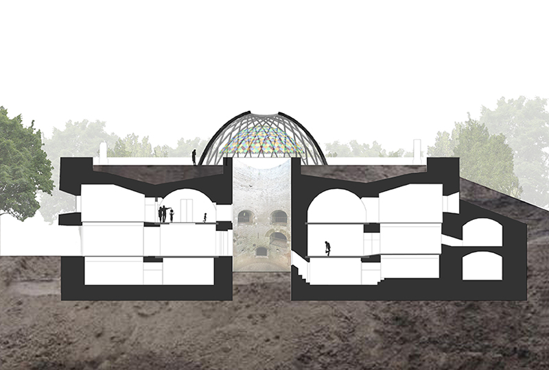 Koepel Fort Asperen - bureau SLA-7