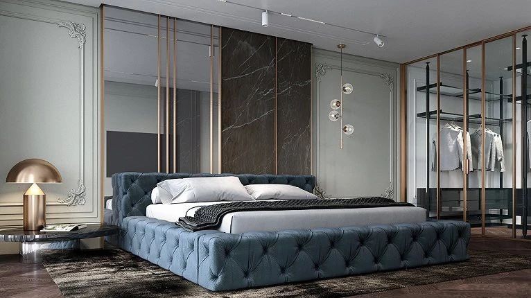 现代简约轻奢风格 | 混搭元素打造高级感大宅-12