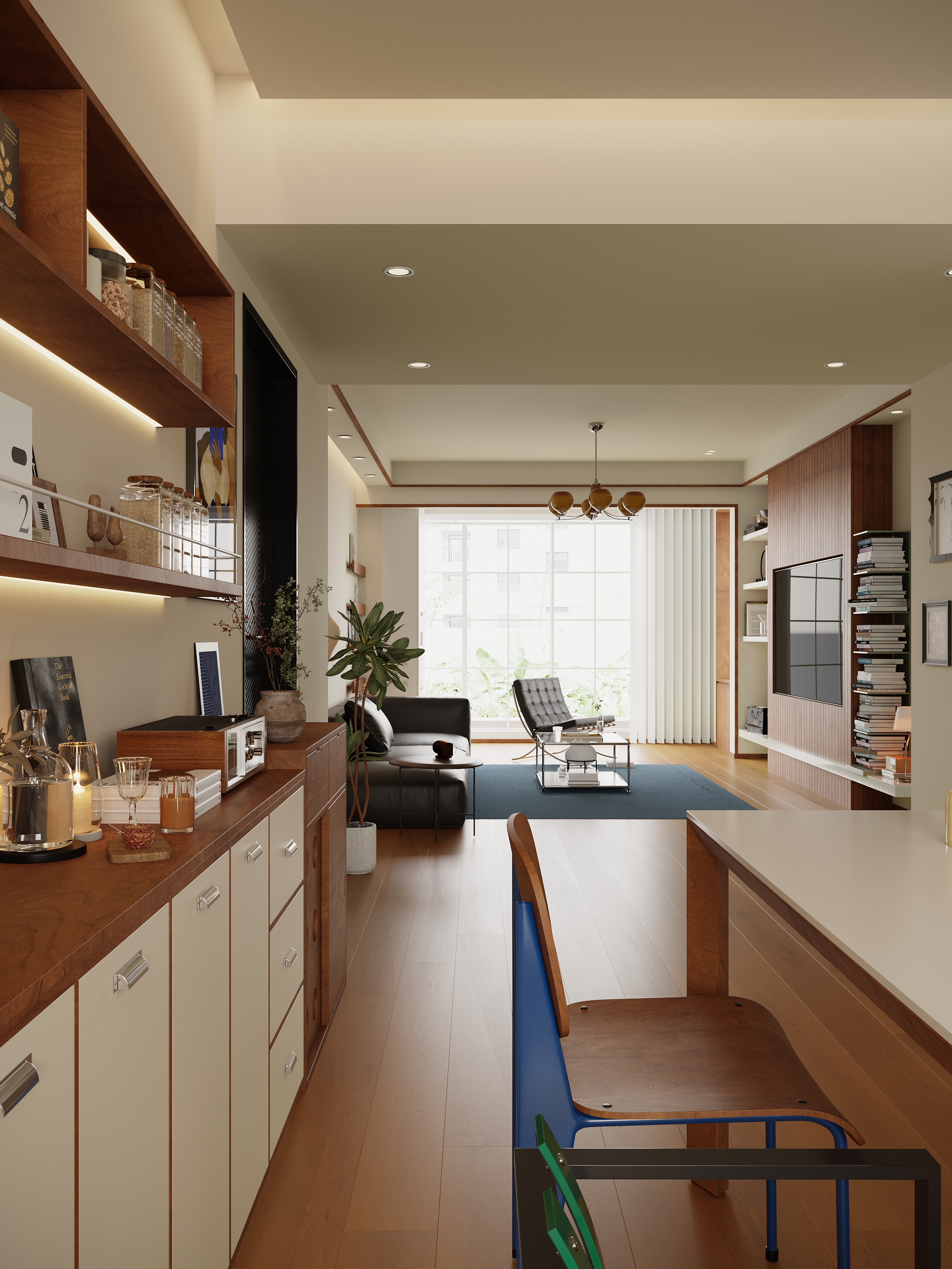 余阳视觉 · 韩式中古风客餐厅-8