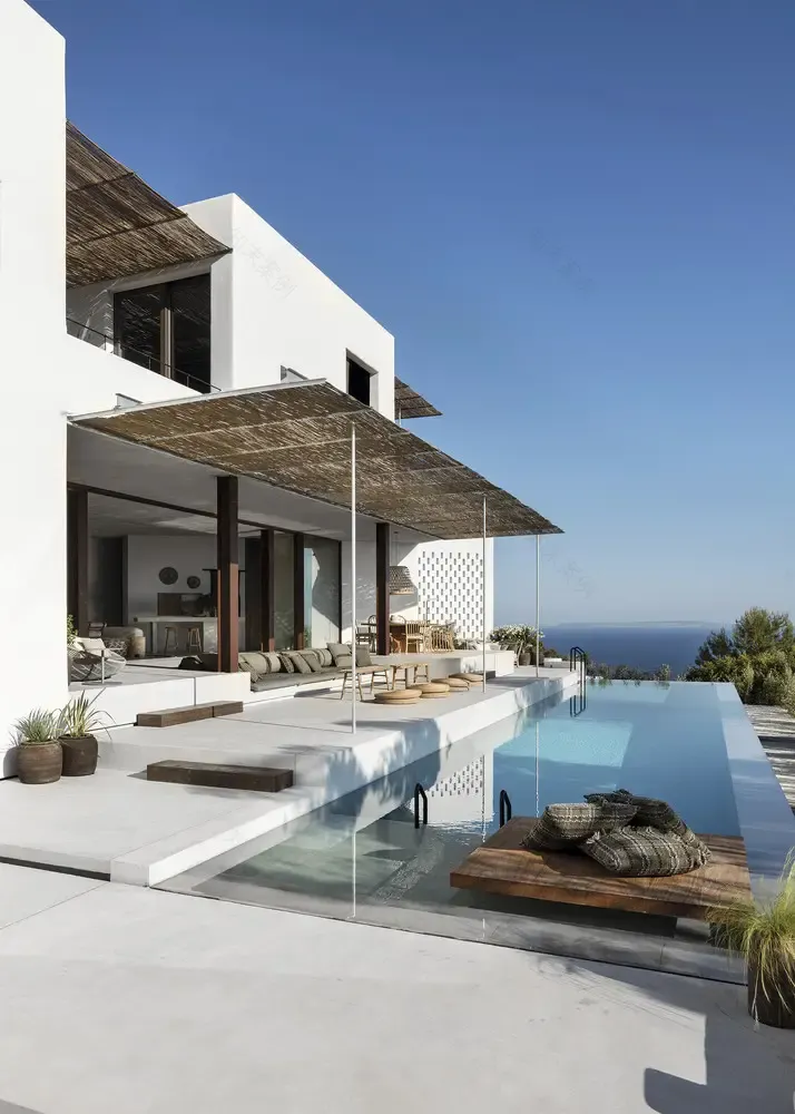 伊比莎岛纯白立方别墅 | 著名设计师 Patricia Urquiola 的地中海风情设计-11