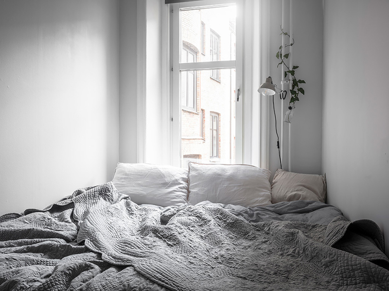 梦幻花卉厨房与雪白客厅 | 哥德堡公寓设计-18