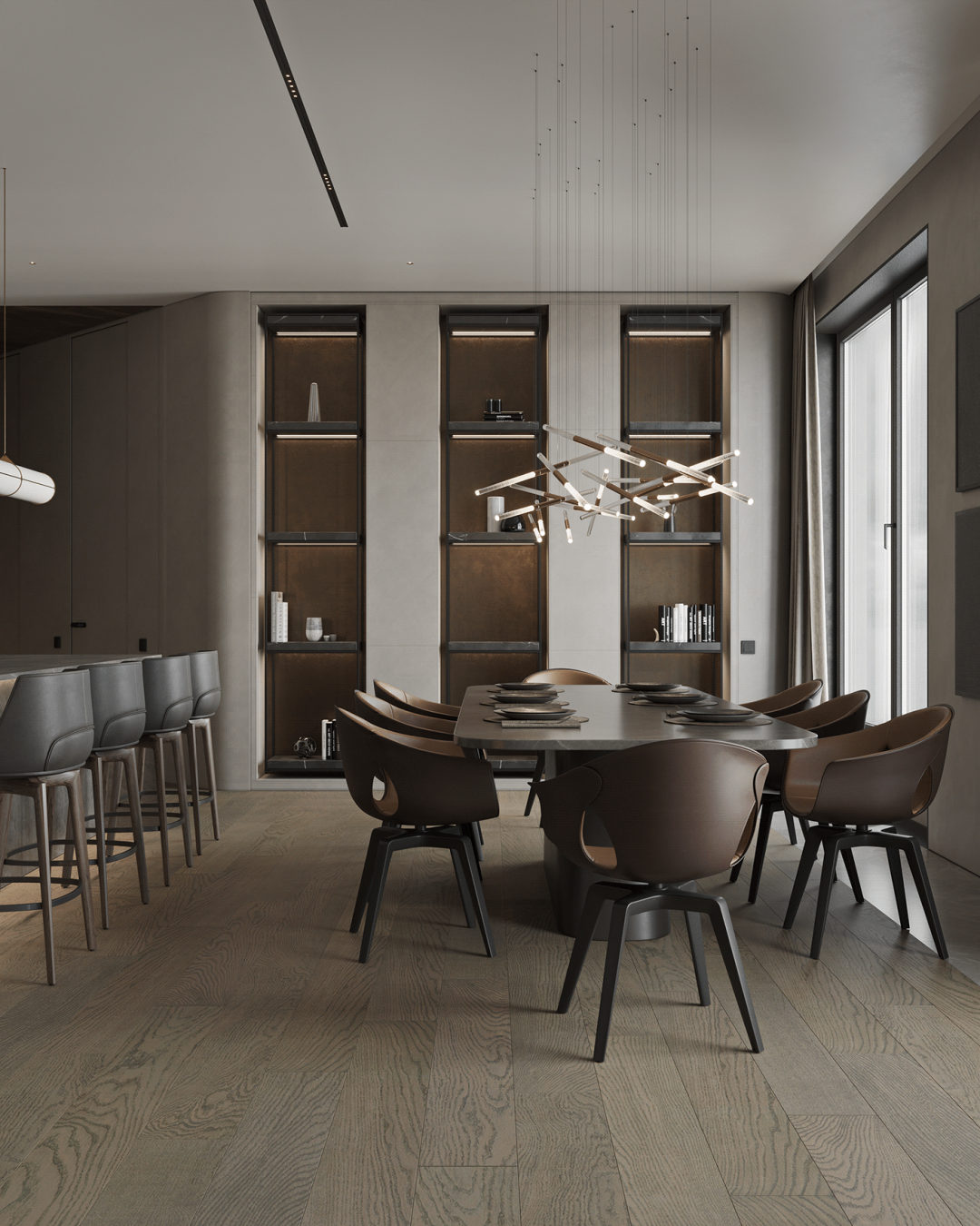 低调奢华的顶层公寓设计丨Diana Stoieva-8