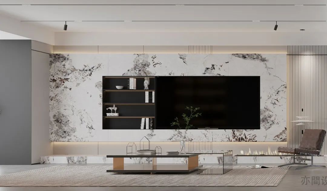 丽都水岸现代简约风家居设计丨亦間设计-14